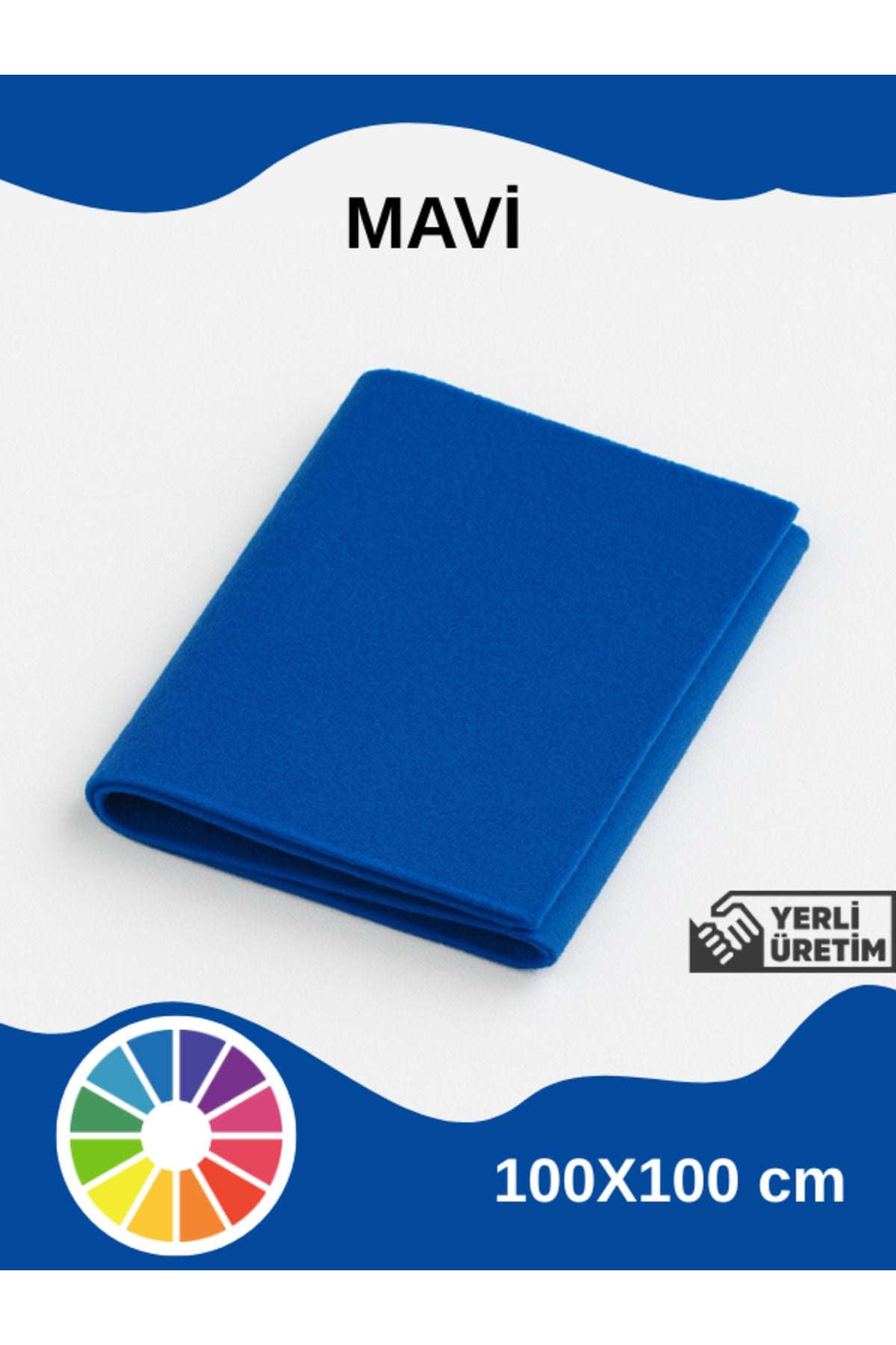 Euroluxe | Metrelik İnce Keçe Kumaş 1 mm – 100x100 cm Renkli El İşi, Hobi, Aktivite, Parti ve Dekoratif Keçe Kumaşı