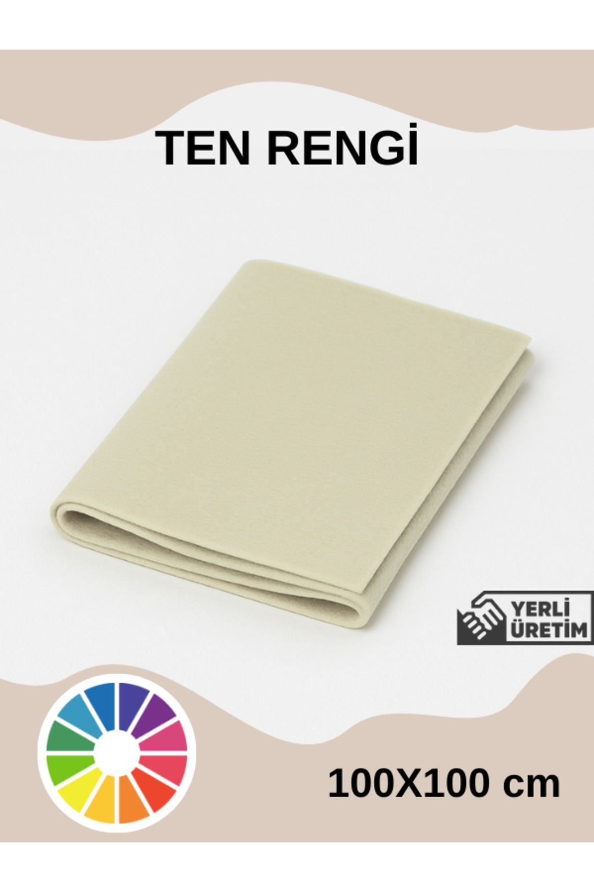 Euroluxe | Metrelik İnce Keçe Kumaş 1 mm – 100x100 cm Renkli El İşi, Hobi, Aktivite, Parti ve Dekoratif Keçe Kumaşı