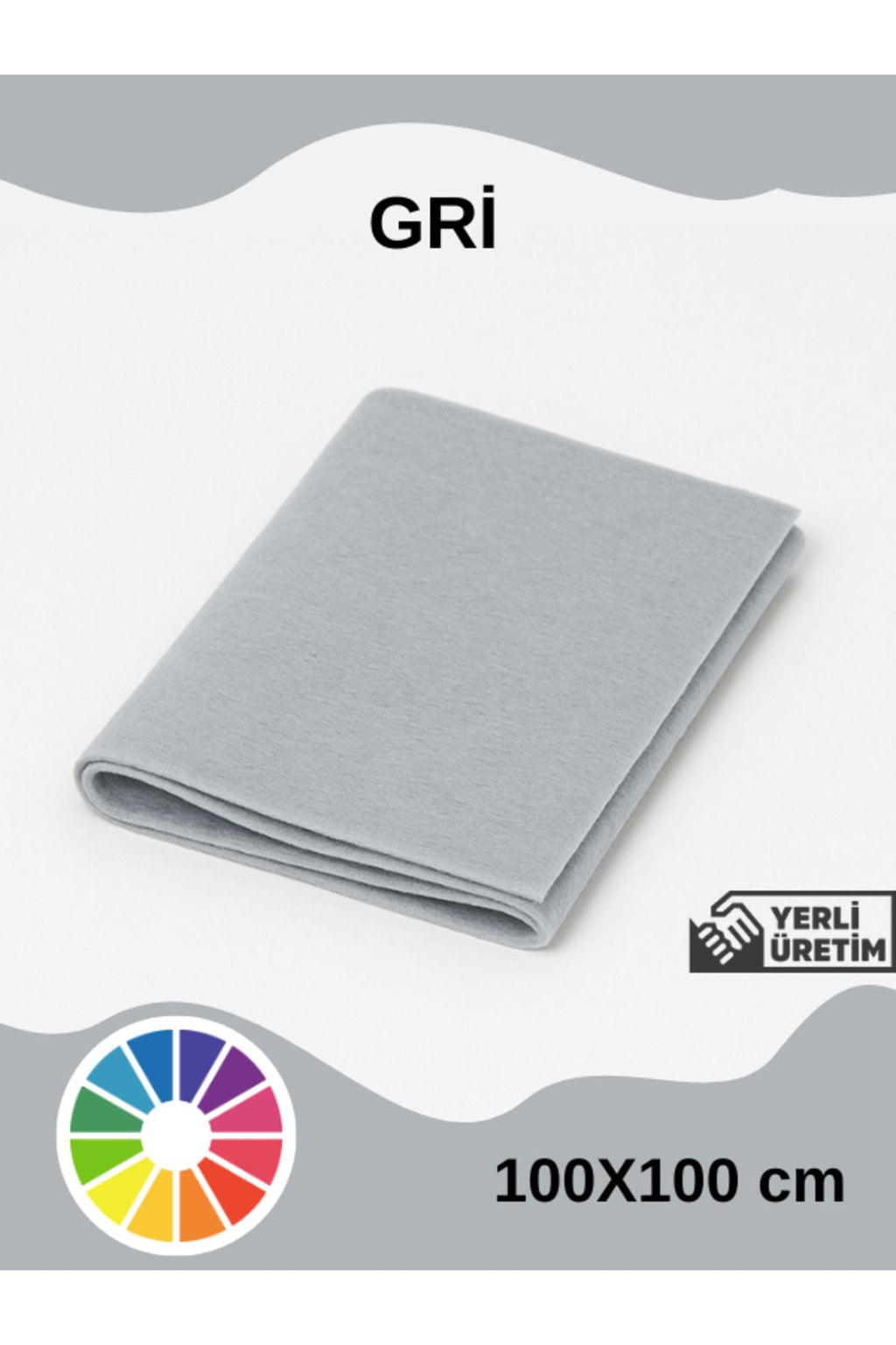 Euroluxe | Metrelik İnce Keçe Kumaş 1 mm – 100x100 cm Renkli El İşi, Hobi, Aktivite, Parti ve Dekoratif Keçe Kumaşı