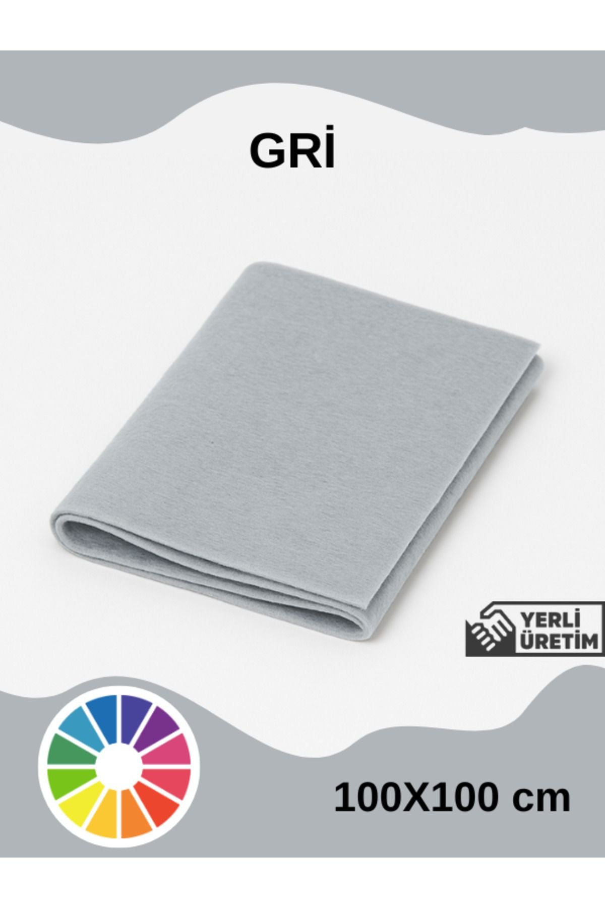Euroluxe | Metrelik İnce Keçe Kumaş 1 mm – 100x100 cm Renkli El İşi, Hobi, Aktivite, Parti ve Dekoratif Keçe Kumaşı