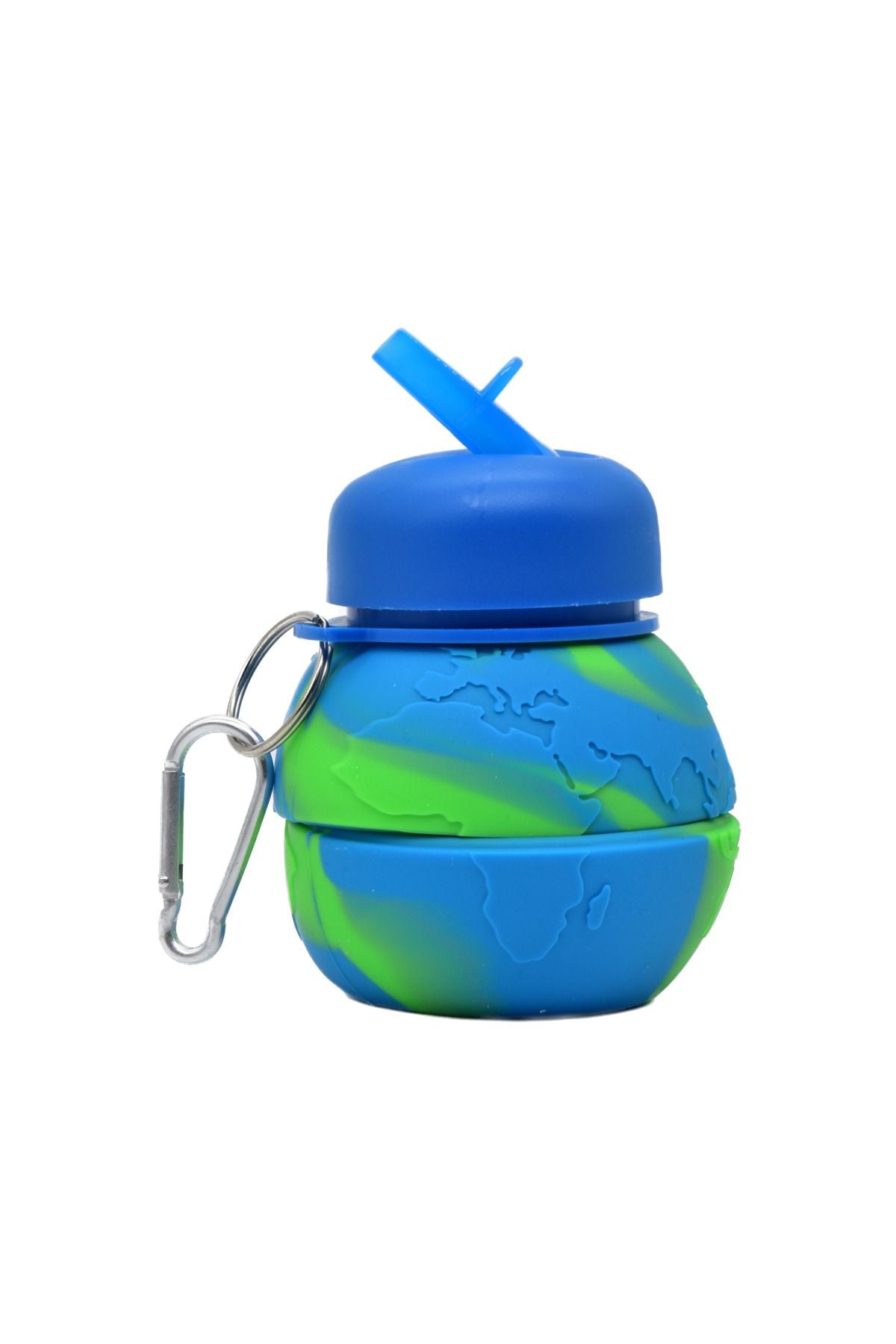 Euroluxe | Silikon Katlanabilir Sızdırmaz Pipetli Suluk – 550 ML Çocuk Okul ve Seyahat Matara