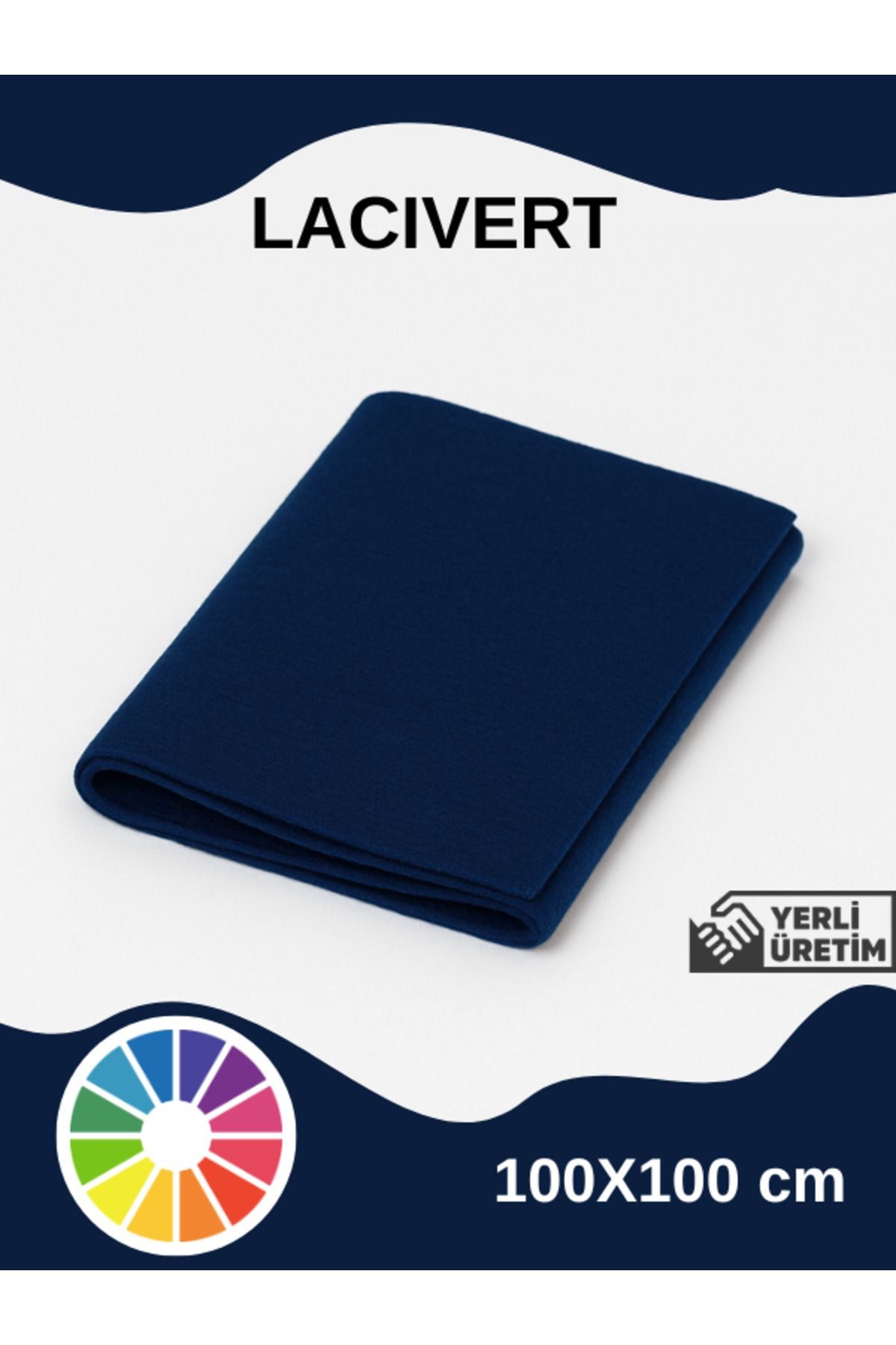 Euroluxe | Metrelik İnce Keçe Kumaş 1 mm – 100x100 cm Renkli El İşi, Hobi, Aktivite, Parti ve Dekoratif Keçe Kumaşı
