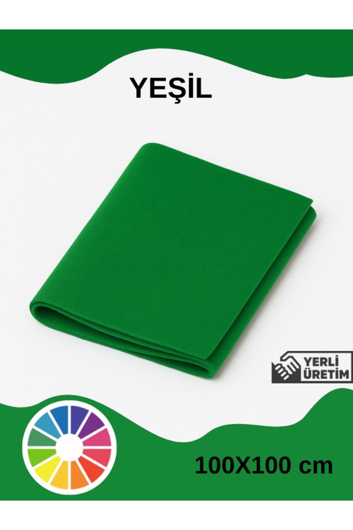 Euroluxe | Metrelik İnce Keçe Kumaş 1 mm – 100x100 cm Renkli El İşi, Hobi, Aktivite, Parti ve Dekoratif Keçe Kumaşı