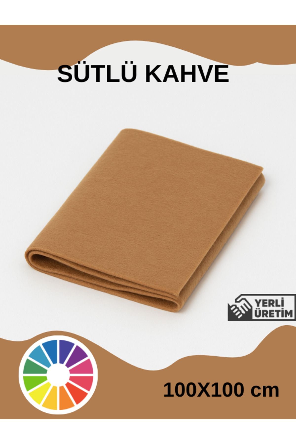 Euroluxe | Metrelik İnce Keçe Kumaş 1 mm – 100x100 cm Renkli El İşi, Hobi, Aktivite, Parti ve Dekoratif Keçe Kumaşı