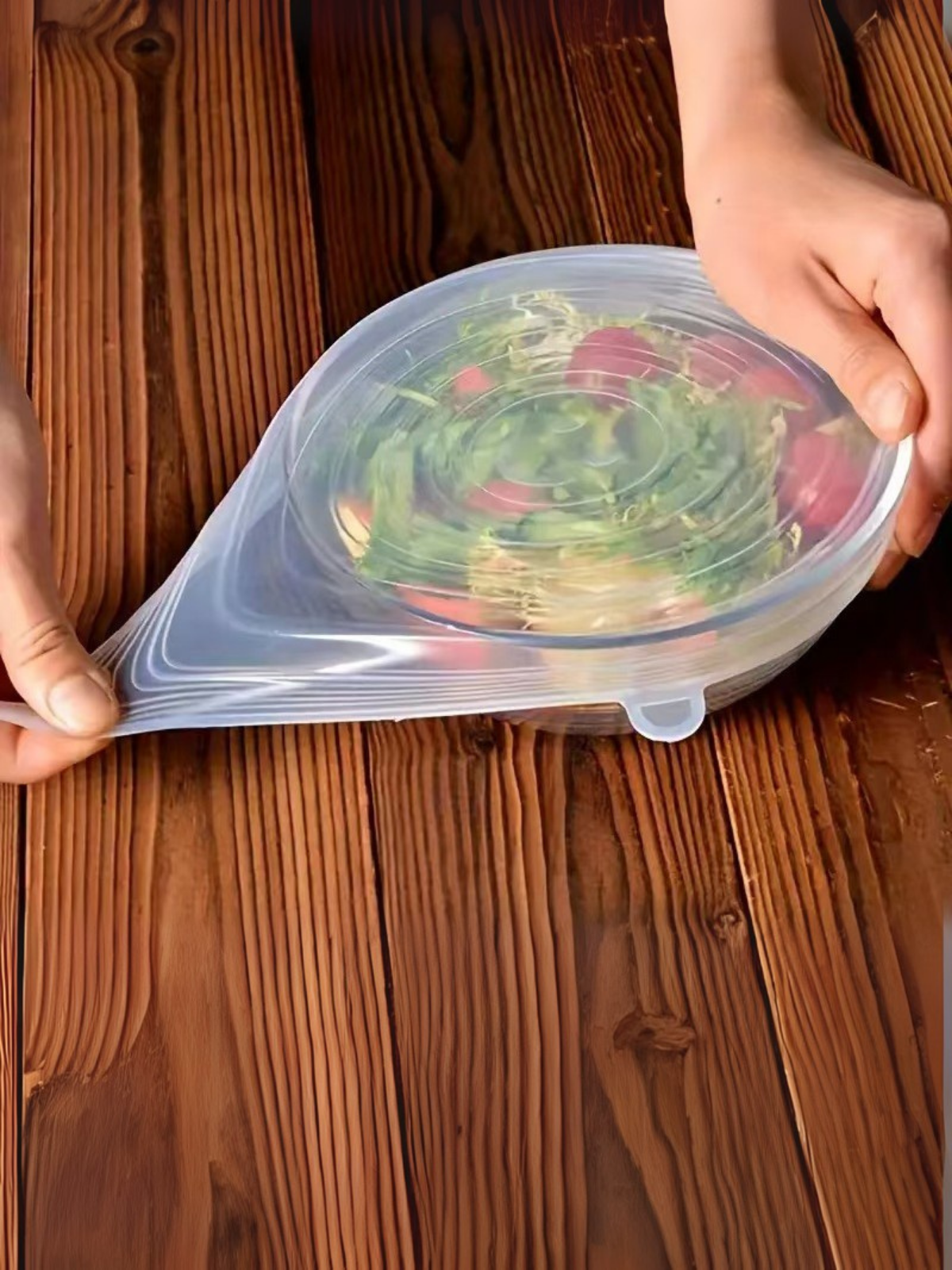 Euroluxe | 6’lı Tazeliği Koruyan Silikon Kapak Tabak Tencere Kapak Bonesi