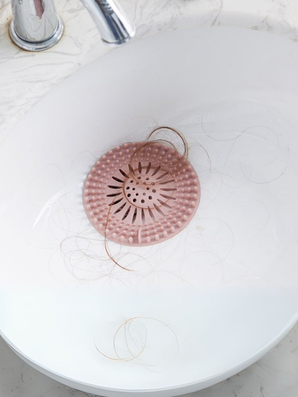 Euroluxe | Silikon Banyo ve Mutfak Gider Kapatıcı Çöp Tutucu Lavabo Süzgeci