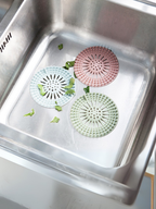Euroluxe | Silikon Banyo ve Mutfak Gider Kapatıcı Çöp Tutucu Lavabo Süzgeci